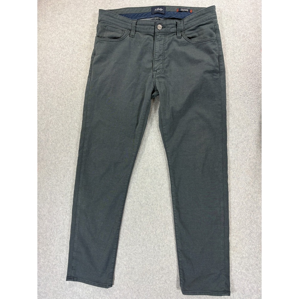 34 Heritage 5 Pocket Courage Jeans (Men's 35x32) Gray Wash -
